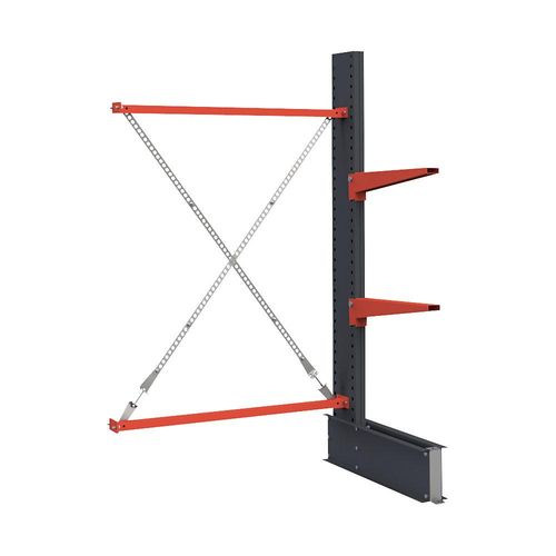 4061753287267 - Kragarmregal Attillo schwer einseitig HxB 2000 x 1000 mm Kragarm 600 mm Anbauregal kaiserkraft 4061753287267 - Kragarmregal Attillo schwer einseitig HxB 2000 x 1000 mm Kragarm 600 mm Anbauregal kaiserkraft