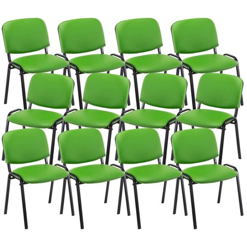 4251756402853 - 12er Set Besucherstuhl Ken Kunstleder I Stapelstuhl Mit Robustem Metallgestell I Polsterstuhl Mit Rückenlehne 4251756402853 - 12er Set Besucherstuhl Ken Kunstleder I Stapelstuhl Mit Robustem Metallgestell I Polsterstuhl Mit Rückenlehne