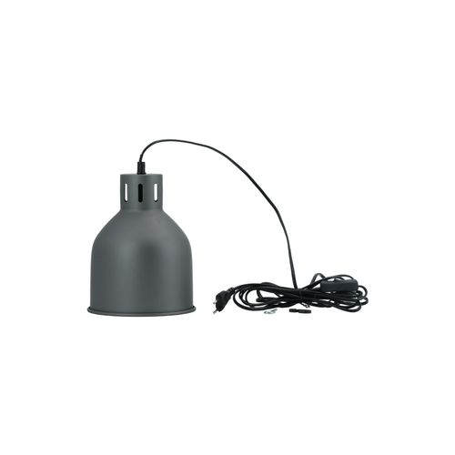 7350067690403 - Venso EcoSolutions E27 SAGA Lampenschirm Grau LED Pflanzenlampe E27 Pflanzenleuchte LED Wachstumslampe Anzuchtlampe Gemüse Pflanzenlicht Lampenschirm Anthrazit