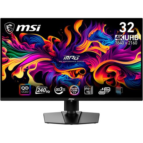 4711377159449 - MPG 321URXDE QD-OLED - OLED-Monitor - Gaming - 80 cm (315) - 3820 x 2160 4K @ 240 Hz - 1000 cd mÂ²