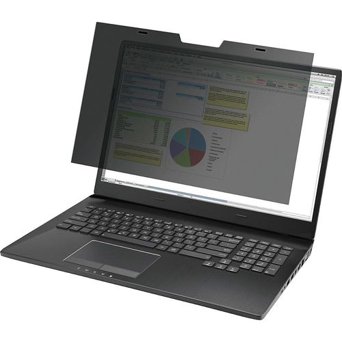 4005546740508 - DURABLE Blickschutzfilter MAGNETIC 1610 anthrazit   grau für Bildschirme 14 Seitenverhältnis 1610 ab 2 Stk