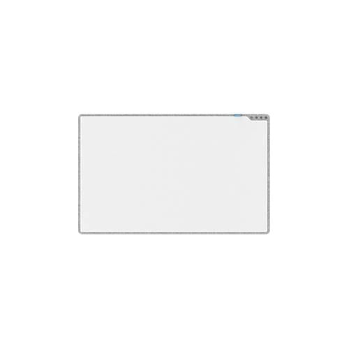 8713797108393 - PLAYROOM Whiteboard PLAYBOARD e3-emaillierter Stahl weiß Recycling-PET-Rahmen grau B 750 x H 1180 mm