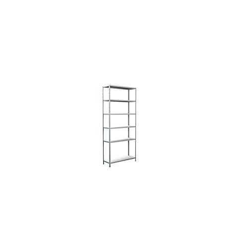 4004514122421 - Steckregal Stecksystem-Grundregal Regale Metall weiß 2300x1000x350 mm 6 Böden Gr B H T 100 cm x 230 cm x 35 cm weiß Werkstatt-Regale 4004514122421 - Steckregal Stecksystem-Grundregal Regale Metall weiß 2300x1000x350 mm 6 Böden Gr B H T 100 cm x 230 cm x 35 cm weiß Werkstatt-Regale
