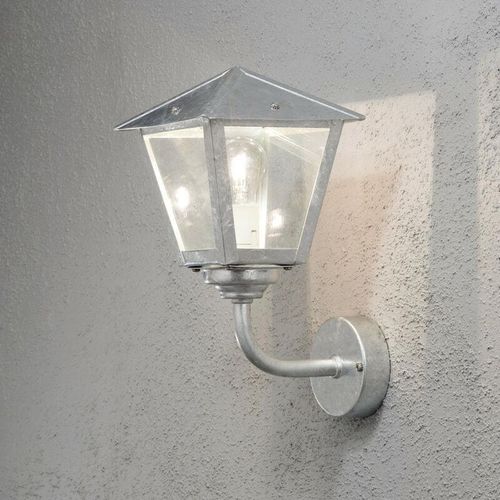 7318304393203 - Konstsmide Lighting - Konstsmide Benu Outdoor Classic Lantern Wandleuchte aus verzinktem Stahl IP23