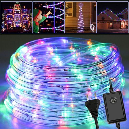 9475631350441 - Swanew - led Lichterschlauch Lichterschläuche Lichterkette Außen Innen Lichtleiste Lichtschlauch 20M rgb - rgb