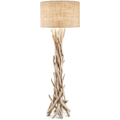 8021696148939 - Driftwood - 1 Leuchte Stehlampe Braun Beige mit Schirm E27 - Ideal Lux 8021696148939 - Driftwood - 1 Leuchte Stehlampe Braun Beige mit Schirm E27 - Ideal Lux