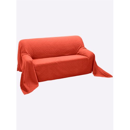 5605542052446 - Tagesdecke PEREIRA DA CHUNA WITT-PBK-Tagesdecken-temporär Gr B L 270 cm x 160 cm orange (terra)