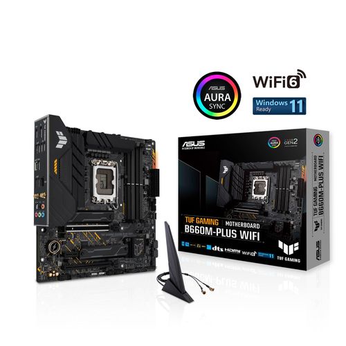 4711081604358 - TUF GAMING B660M-PLUS WIFI Mainboard Sockel (PC) Intel® 1700 Formfaktor (Details) Micro-ATX Mainboard-Chipsatz Intel® B660