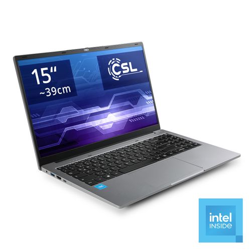 4061474214634 - CSL Notebook REvolve C15 v4 Windows 11 Notebooks Gr 8 GB RAM 2000 GB SSD Microsoft Windows 11 Home (64 Bit) silberfarben (silber)