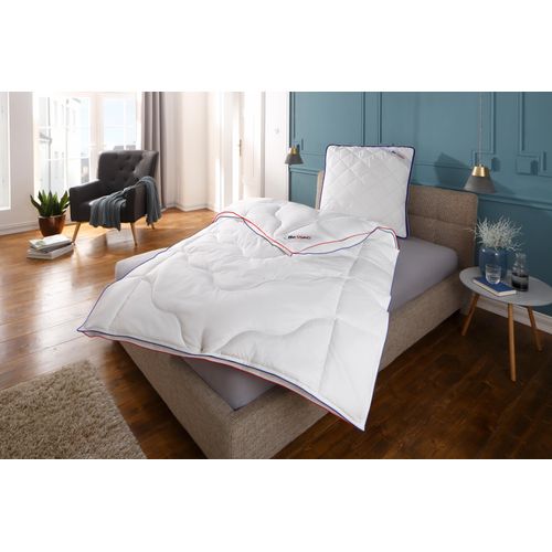 4019793393523 - 4-Jahreszeitenbett BESPORTS Premium Bettdecken Gr B L 155 cm x 220 cm 4-Jahreszeiten weiß Sommerbettdecke Hohenstein Klimakomfort sehr gut getestet*