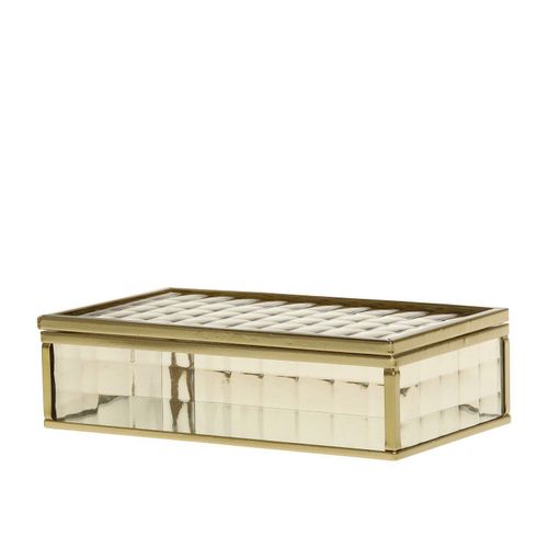 5712750359615 - Chic Antique Box Milchglas mit Muster Höhe 5 Länge 18 Breite 10 cm 5712750359615 - Chic Antique Box Milchglas mit Muster Höhe 5 Länge 18 Breite 10 cm