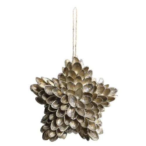 5712750371020 - Chic Antique Weihnachtskugel Sternenform H145 Ø 6 cm antique messing 5712750371020 - Chic Antique Weihnachtskugel Sternenform H145 Ø 6 cm antique messing