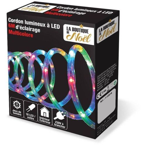 3701358212929 - JJA - la boutique de Noël - Elektrisches Lichtkabel Transluzent 24 mètres