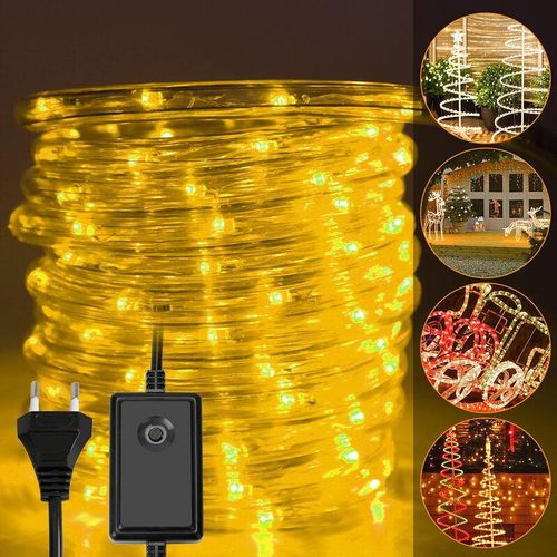 9475631353312 - Swanew - led Lichterschlauch Lichterschläuche Lichterkette Lichtschlauch Partylicht Party Garten Warmweiß-20m - Warmweiß