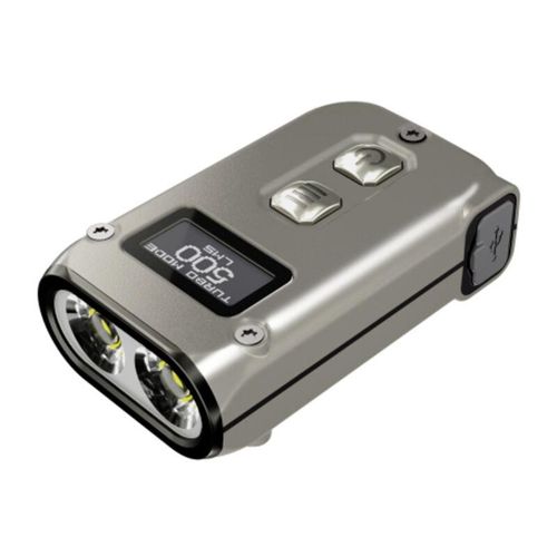 6952506407163 - LED-Handlampe TINI 2 Titanium max 500 lm 89 m Reichweite OLED-Display 6952506407163 - LED-Handlampe TINI 2 Titanium max 500 lm 89 m Reichweite OLED-Display