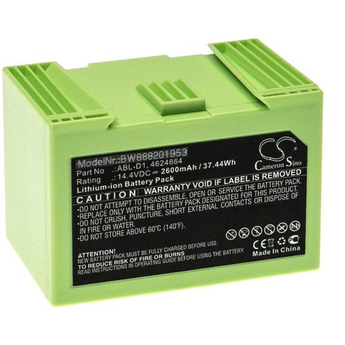 4062692559187 - Vhbw - Akku kompatibel mit iRobot Roomba 5150 7150 E5 e5150 e515020 e5152 Staubsauger Home Cleaner Heimroboter (2600mAh 144V Li-Ion)