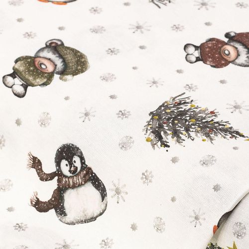 4058896365044 - Dekostoff Pinguin & Friends Weihnachten Lorena natur-color 4058896365044 - Dekostoff Pinguin & Friends Weihnachten Lorena natur-color