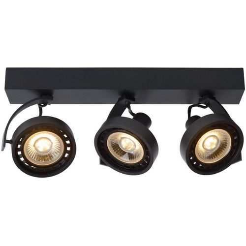5411212221414 - Dorian - Deckenstrahler - led Dim to warm - GU10 (ES111) - 3x12W 2200K 3000K - Schwarz - Lucide 5411212221414 - Dorian - Deckenstrahler - led Dim to warm - GU10 (ES111) - 3x12W 2200K 3000K - Schwarz - Lucide