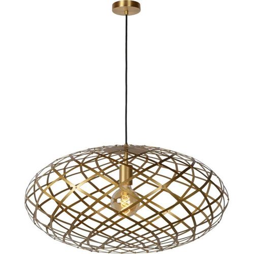 5411212211132 - Wolfram - Pendelleuchten - ø 65 cm - 1xE27 - Mattes Gold Messing - Lucide 5411212211132 - Wolfram - Pendelleuchten - ø 65 cm - 1xE27 - Mattes Gold Messing - Lucide