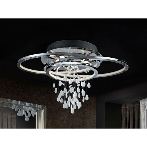 8435435312121 - Schuller Lighting - Schuller Bruma - 5 Light Crystal Flush Deckenleuchte Chrom GU10