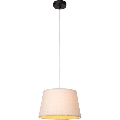 5411212105837 - Woolly - Pendelleuchten - ø 28 cm - 1xE27 - Beige - Lucide 5411212105837 - Woolly - Pendelleuchten - ø 28 cm - 1xE27 - Beige - Lucide