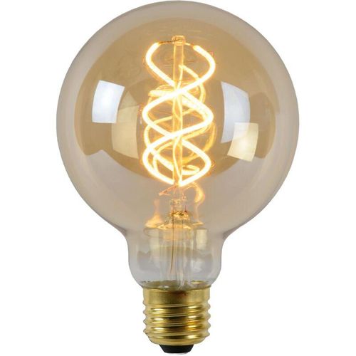 5411212491046 - G95 - Glühfadenlampe - ø 95 cm - led Dim - E27 - 1x49W 2200K - Amber - Lucide 5411212491046 - G95 - Glühfadenlampe - ø 95 cm - led Dim - E27 - 1x49W 2200K - Amber - Lucide