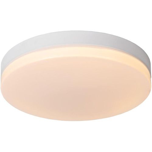 5411212792204 - Biskit - Deckenleuchte Badezimmer - ø 40 cm - led - 1x36W 2700K - IP44 - Bewegung und Tag   Nacht-Sensor - Weiß - Lucide