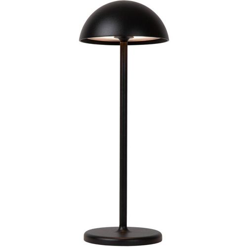 5411212151940 - Joy - wiederaufladbare Tischlampe Innen Außen - Akku Batterie - ø 12 cm - led Dim - 1x15W 3000K - IP54 - Schwarz - Lucide