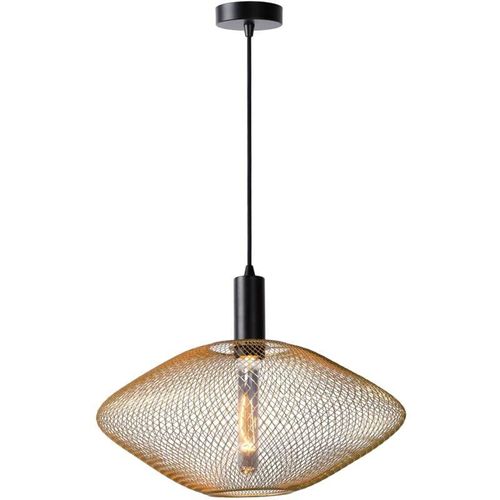 5411212211316 - Mesh - Pendelleuchten - ø 45 cm - 1xE27 - Mattes Gold   Messing - Lucide