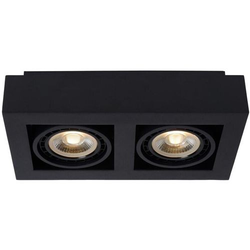 5411212092427 - Zefix - Deckenstrahler - led Dim to warm - GU10 (ES111) - 2x12W 2200K 3000K - Schwarz - Lucide 5411212092427 - Zefix - Deckenstrahler - led Dim to warm - GU10 (ES111) - 2x12W 2200K 3000K - Schwarz - Lucide