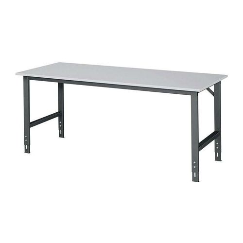 4040376498274 - Werktisch Tom B2000xT800xH760-1080mm Arbeitsplatte Melamin Gestell anthrazitg 06-625M80-20-51356716 4040376498274 - Werktisch Tom B2000xT800xH760-1080mm Arbeitsplatte Melamin Gestell anthrazitg 06-625M80-20-51356716