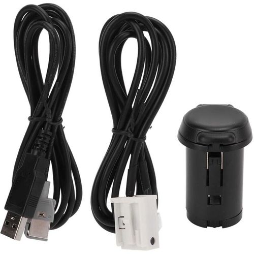 7403279555357 - Stereo-Adapter USB-Stecker Verbindungskabel-Set Ersatz für Peugeot 206 207 307 - Eosnow