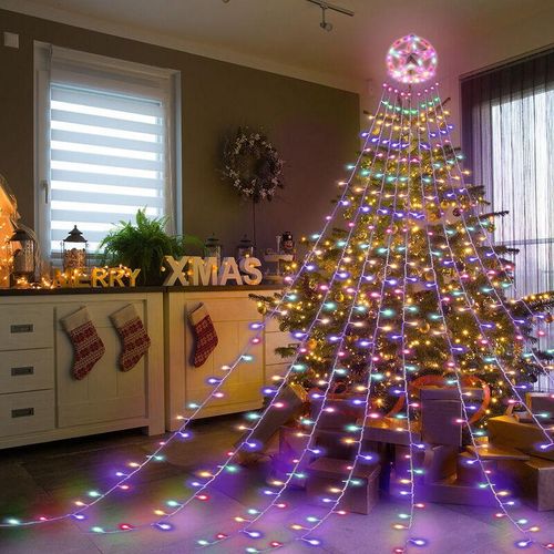 9334461677275 - Lichterkette Baum IP44 rgb Weihnachtsdeko 310 LEDs led Lichterkette Xmas Balkon - Vingo