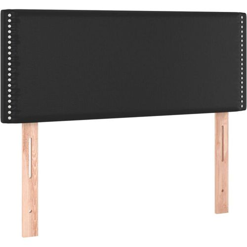 8720287281948 - Bonnevie - led KopfteilBetthaupt Schwarz 90x5x78 88 cm Kunstleder vidaXL