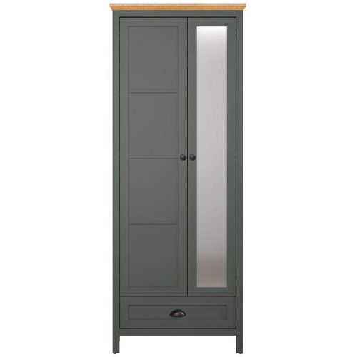 4251737625301 - Trendteam - Stanton Kleiderschrank grün Eiche dekor 4251737625301 - Trendteam - Stanton Kleiderschrank grün Eiche dekor