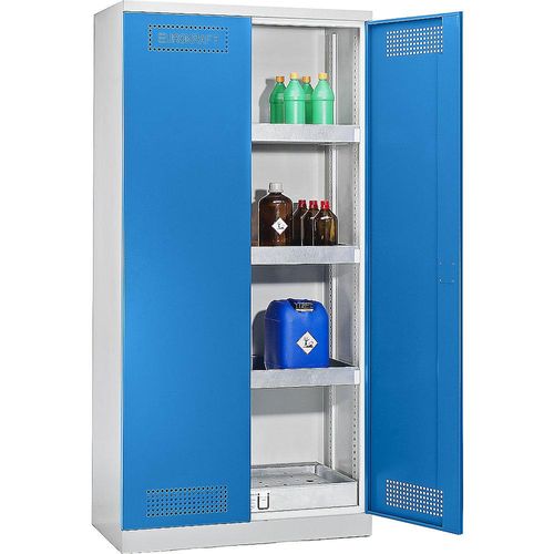 4061753036056 - eurokraft pro Umweltschrank mit 1 Bodenauffangwanne und 3 Wannenböden Breite 950 mm 4061753036056 - eurokraft pro Umweltschrank mit 1 Bodenauffangwanne und 3 Wannenböden Breite 950 mm