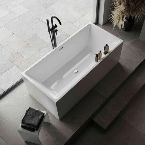 0716669494851 - - Freistehende Badewanne verona Acryl Weiß - 170 x 80 x 60 cm