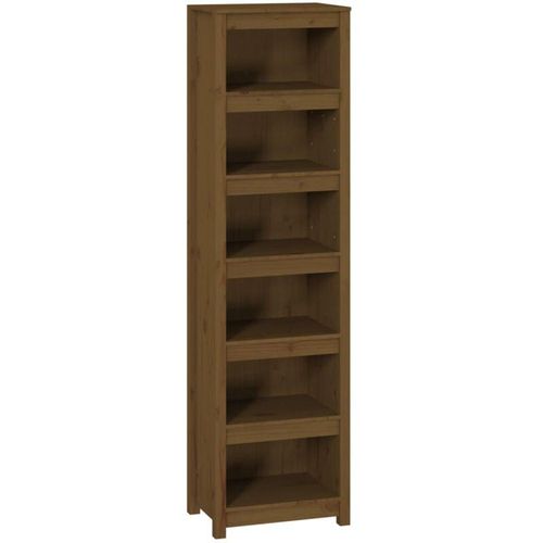 8720845556730 - Bonnevie - BücherregalStandregal Honigbraun 50x35x183 cm Massivholz Kiefer vidaXL