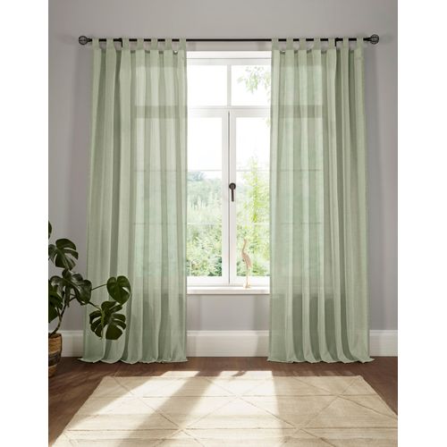 4004567276164 - Vorhang ELBGESTOEBER Elbsegel 1 Gardinen Gr 145 cm Schlaufen 142 cm grün (olive) Schlaufen Gardine transparent basic monochrom bis 295 cm Länge 4004567276164 - Vorhang ELBGESTOEBER Elbsegel 1 Gardinen Gr 145 cm Schlaufen 142 cm grün (olive) Schlaufen Gardine transparent basic monochrom bis 295 cm Länge