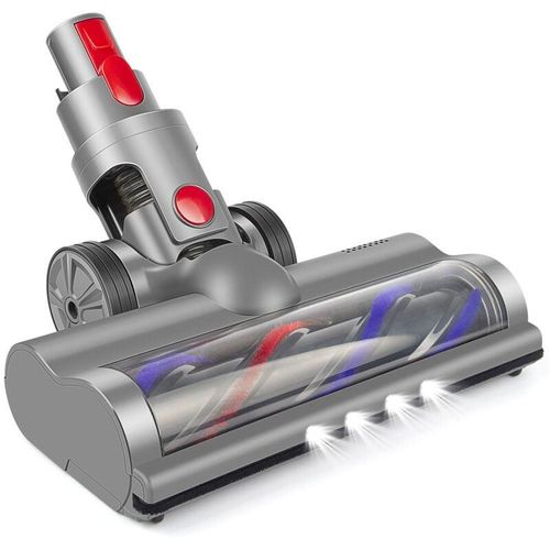 3421280144555 - Okwish - Staubsaugerzubehör für Dyson V15 V11 V10 V8 V7 Hartholzbodenaufsatz für Dyson Akku-Staubsauger mit LED-Scheinwerfern weicher