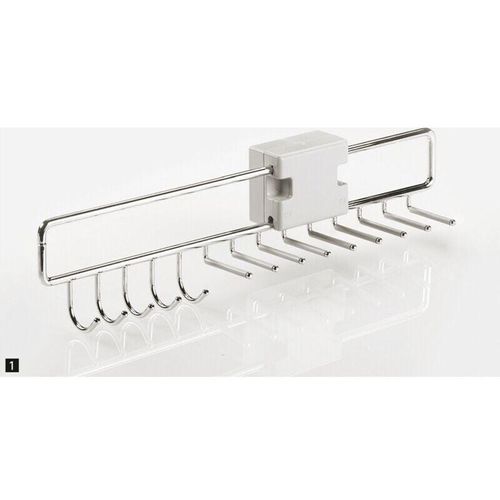 4023149843198 - Ausziehbarer Krawatten- und Gürtelhalter 455 mm x 74 mm x 118 mm - Hettich