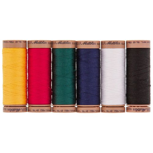 4058896258520 - Silk Finish Cotton Grundfarben Stärke 40 Inhalt 6x 150 m