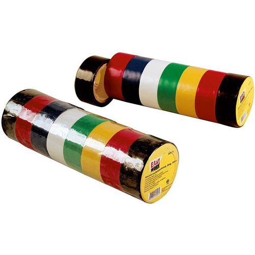 4303391180464 - Buri - 6x Universal Klebeband 3m 8 Rollen Farben Bunt Pack Paket Haushalt Montage Auto