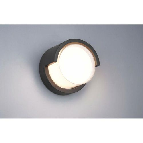 4017807529364 - Reality Leuchten - led Außenwandleuchte puno Schwarz Fassadenbeleuchtung IP54 rund ø 15cm