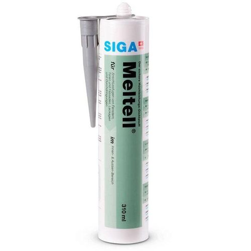 7640105093205 - Siga Cover Gmbh Deutschland - siga Meltell® 330 grey 310 ml leistungsstarker Hybrid-Dichtstoff für Anschlussfugen grau