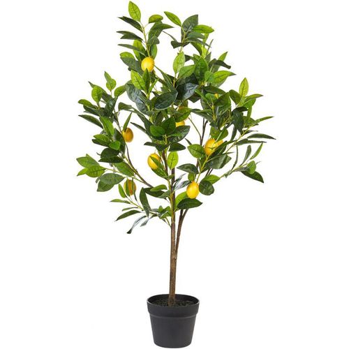 4255664873132 - Kunstpflanze Zitronenbaum Grün 105 cm im Blumentopf Künstlich Indoor Dekoration Wohnaccessoires