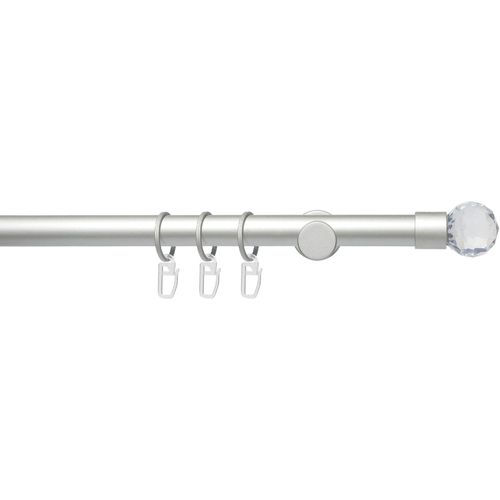 4016318373510 - Gardinenstange Fertigstilgarnitur 20 mm Power Facettkugel Gardinenstangen Gr L 120 cm Ø 2 mm 1 St 1 läufig grau (aluminiumfarben) Gardinenstange Gardinenstangen Wandmontage Komplett 4016318373510 - Gardinenstange Fertigstilgarnitur 20 mm Power Facettkugel Gardinenstangen Gr L 120 cm Ø 2 mm 1 St 1 läufig grau (aluminiumfarben) Gardinenstange Gardinenstangen Wandmontage Komplett