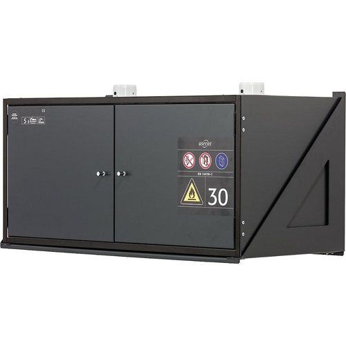 4054923104938 - asecos Gefahrstoff-Hängeschrank Typ 30 feuerbeständig ohne Schloss Außenmaße HxBxT 482 x 995 x 470 mm 4054923104938 - asecos Gefahrstoff-Hängeschrank Typ 30 feuerbeständig ohne Schloss Außenmaße HxBxT 482 x 995 x 470 mm