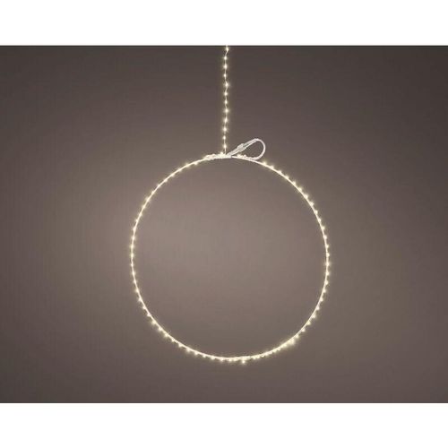 8720093312423 - Metall Kreis beleuchtet 165 Lichter ø 58 cm Lichterkette - Kaemingk