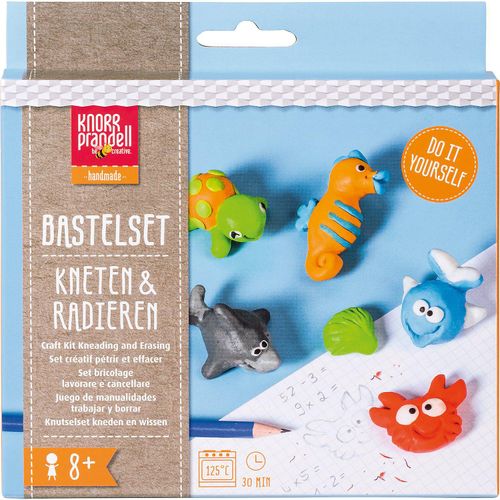4011643971714 - Bastel-Set Kneten & Radieren Meer 5 Radiergummis